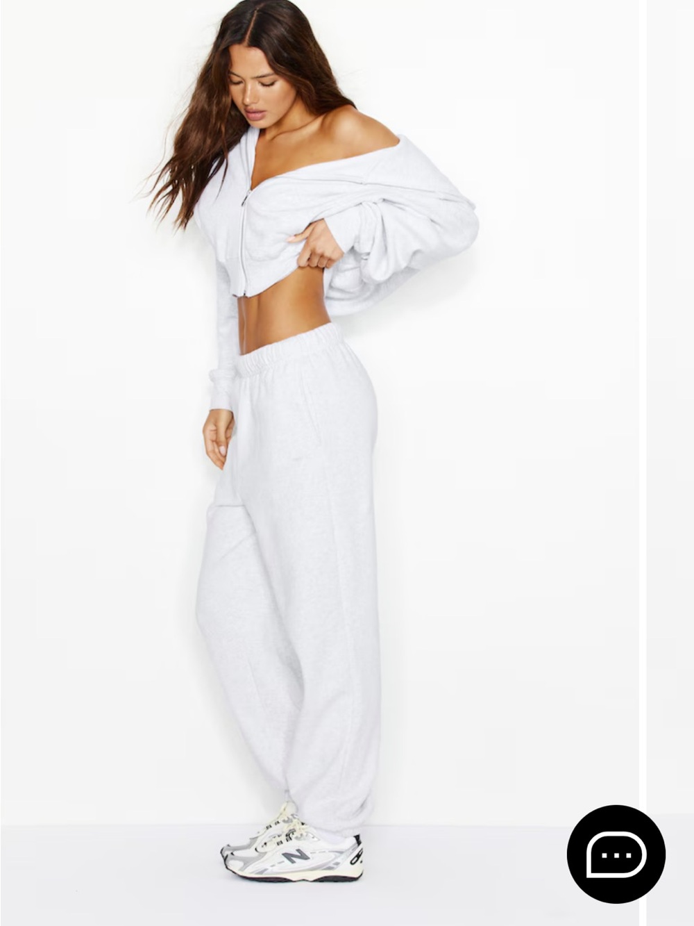 Garage White Track Joggers